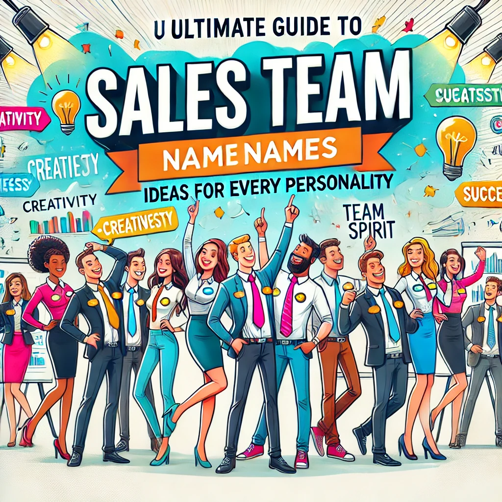 Ultimate Guide to Sales Team Names;Ideas for Every Personality