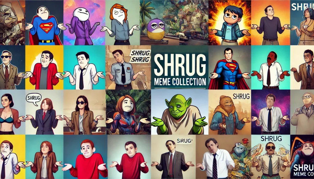 The shrug meme has become a staple of internet culture, encapsulating a sense of indifference, uncertainty, or nonchalance in a visually engaging way. Originating from the simple act of raising one's shoulders and hands, the shrug gesture conveys a powerful message: sometimes, we just don't know or don't care. This non-verbal expression has been transformed into a variety of memes and GIFs that resonate with users across social media platforms, allowing them to communicate complex feelings in a humorous and relatable manner. In the digital age, where brevity is key, the shrug meme serves as an efficient way to express apathy or confusion without lengthy explanations. Its significance lies not only in its widespread use but also in its ability to connect people through shared emotions. Whether used in response to a perplexing question or to downplay an unexpected situation, the shrug meme has solidified its place as a go-to reaction in online conversations, reflecting the playful yet often cynical nature of contemporary communication. Popular Shrug Meme Formats A. GIFs Popular shrug GIFs can be found on platforms like Tenor and Giphy, where users can easily search for and share a variety of shrugging animations. These GIFs often feature characters or emojis performing the shrug gesture, accompanied by captions that express uncertainty or indifference, such as "I don't know," "Who knows?" or "It is what it is" 12. The versatility of these GIFs allows them to be used in numerous conversational contexts, from responding to ambiguous questions to lightening the mood in discussions where a definitive answer is elusive. B. Image Templates In addition to GIFs, meme templates for creating personalized shrug memes are widely available on sites like Imgflip and Imgur. These platforms provide users with the tools to customize existing shrug images or create new ones by adding their own text. For instance, Imgflip offers various meme generators that allow users to upload images and overlay captions, making it simple to craft a unique shrug meme tailored to specific situations or jokes 35. By following straightforward instructions on these sites, anyone can participate in the meme culture by expressing their thoughts and feelings through the ubiquitous shrug format. Variations of the Shrug Meme A. Classic Shrug The classic shrug meme is often represented by the emoticon ¯_(ツ)_/¯, visually depicting a character raising its shoulders in a gesture of uncertainty or indifference. This traditional image has become synonymous with expressing a carefree attitude towards questions or situations where the answer is unclear or deemed unimportant. It is widely used across social media platforms and in text conversations, allowing users to convey their feelings succinctly without needing a lengthy explanation. B. Old Man Shrugging The "Old Man Shrugging" meme features an elderly man with a perplexed expression, raising his shoulders in a classic shrugging motion. This variation has gained popularity as it humorously captures the essence of confusion or resignation often associated with age-related wisdom. It is frequently used in contexts where individuals express bewilderment at modern trends or situations that seem nonsensical, making it relatable to various audiences who appreciate its blend of humor and nostalgia. C. Other Notable Variations In addition to the classic and old man variations, numerous other shrug memes have emerged on platforms like iFunny and Etsy. These include creative adaptations featuring different characters, animals, or pop culture references that utilize the shrug gesture to convey similar sentiments of indifference or confusion. Such variations allow for personalization and creativity, enabling users to engage with the shrug meme in diverse contexts while maintaining its core emotional expression. Cultural Impact The shrug meme has become a cultural touchstone, reflecting contemporary societal attitudes towards indifference and humor. In an era characterized by information overload and rapid change, the shrug serves as a visual shorthand for apathy or uncertainty, allowing individuals to express their feelings about complex situations without the need for detailed explanations. This resonates particularly well with younger generations who often navigate a landscape of conflicting opinions and overwhelming choices, finding solace in the simplicity of the shrug. Commonly used in various contexts, the shrug meme often appears in response to ambiguous questions, unexpected news, or situations that defy easy categorization. For example, it might be employed in discussions about political events, social issues, or personal dilemmas where a definitive stance is hard to take. Additionally, the shrug is frequently used in light-hearted exchanges among friends to diffuse tension or acknowledge that sometimes, things are simply out of one’s control. This blend of humor and resignation encapsulates a shared understanding that not everything requires a serious response, making the shrug meme a versatile tool for modern communication. Creating Your Own Shrug Memes Creating your own shrug memes is a fun and straightforward process, thanks to a variety of online tools available for meme generation. Here’s a step-by-step guide to help you craft custom shrug memes that reflect your unique sense of humor: Step-by-Step Guide Choose a Meme Generator: Start by selecting an online meme generator such as Imgflip, Canva, or Meme Generator. These platforms offer user-friendly interfaces and a wide range of templates. Select Your Image: Look for a classic shrug image or GIF, or upload your own. Most meme generators have a library of popular shrug images to choose from. Add Text: Input your desired caption that complements the shrug gesture. Think about the context in which you want to use the meme—humorous, sarcastic, or relatable. Customize: Adjust the font size, color, and placement of your text to ensure it stands out against the background image. Experiment with different styles until you find one that fits your vision. Download and Share: Once you're satisfied with your creation, download the meme to your device. You can then share it on social media platforms or with friends via messaging apps. Tips for Effective Meme Creation Text Placement: Place the text in a way that does not obscure the main elements of the image. Typically, captions are best positioned at the top or bottom of the image. Keep It Simple: A concise message often has a greater impact. Aim for brevity to ensure your audience quickly understands the joke or sentiment. Use Humor Wisely: Consider your audience when crafting your meme. Tailor the humor to resonate with those who will see it, whether it's light-hearted banter among friends or commentary on current events. Experiment with Styles: Don’t be afraid to try different fonts and colors to enhance visual appeal. A well-designed meme can elevate its shareability. Conclusion The shrug meme has proven to be a versatile and enduring element of digital communication, effectively capturing a range of emotions from indifference to playful confusion. Its simplicity and relatability make it an ideal tool for expressing sentiments in a world where brevity is key. As it continues to evolve and adapt across various platforms, the shrug meme remains a beloved staple in online interactions, allowing users to convey complex feelings with just a simple gesture. We invite you to join the fun by sharing your favorite shrug memes or your own creative creations! Whether you find joy in the classic shrug or prefer a more personalized twist, your contributions enrich the vibrant tapestry of meme culture. Let's keep the conversation going and celebrate the humor that connects us all! FAQ About the Shrug Meme What is the shrug meme? The shrug meme, often represented by the emoticon ¯_(ツ)_/¯ or the shrug emoji 🤷, is a popular symbol used to express indifference, uncertainty, or a lack of knowledge. It conveys a casual attitude towards questions or situations where the answer is unclear. How did the shrug meme originate? The shrug gesture has been used for centuries as a non-verbal expression of uncertainty. The specific text-based emoticon emerged in online communication, evolving into a widely recognized meme that captures a range of emotions in digital conversations. What are some common uses for the shrug meme? The shrug meme is commonly used in various contexts, including: Responding to ambiguous questions. Lightening the mood in discussions about confusing topics. Expressing apathy towards current events or personal dilemmas. Adding humor to conversations without lengthy explanations. How can I type the shrug emoji quickly? To type the shrug emoji quickly, you can create a text replacement shortcut on your device. For example: On Windows: Use programs like AutoHotkey to set up a shortcut that automatically types ¯_(ツ)_/¯ when you type "shrug." On Mac: Go to System Preferences > Keyboard > Text and create a replacement for "shrug" with ¯_(ツ)_/¯. On iPhone/Android: Save it as a text shortcut in your keyboard settings. Are there variations of the shrug emoji? Yes, there are several variations of the shrug emoji, including: Gender-specific versions (🤷♂️ for male and 🤷♀️ for female). Different skin tone options available on many platforms. These variations allow users to personalize their expressions in conversations. Why is the shrug emoji significant in digital communication? The shrug emoji has become significant due to its ability to convey complex emotions succinctly. It reflects a casual and informal communication style prevalent in online interactions, making it an effective tool for expressing feelings like confusion, indifference, or humor without lengthy explanations. Its widespread use across social media and professional platforms highlights its versatility and cultural impact.