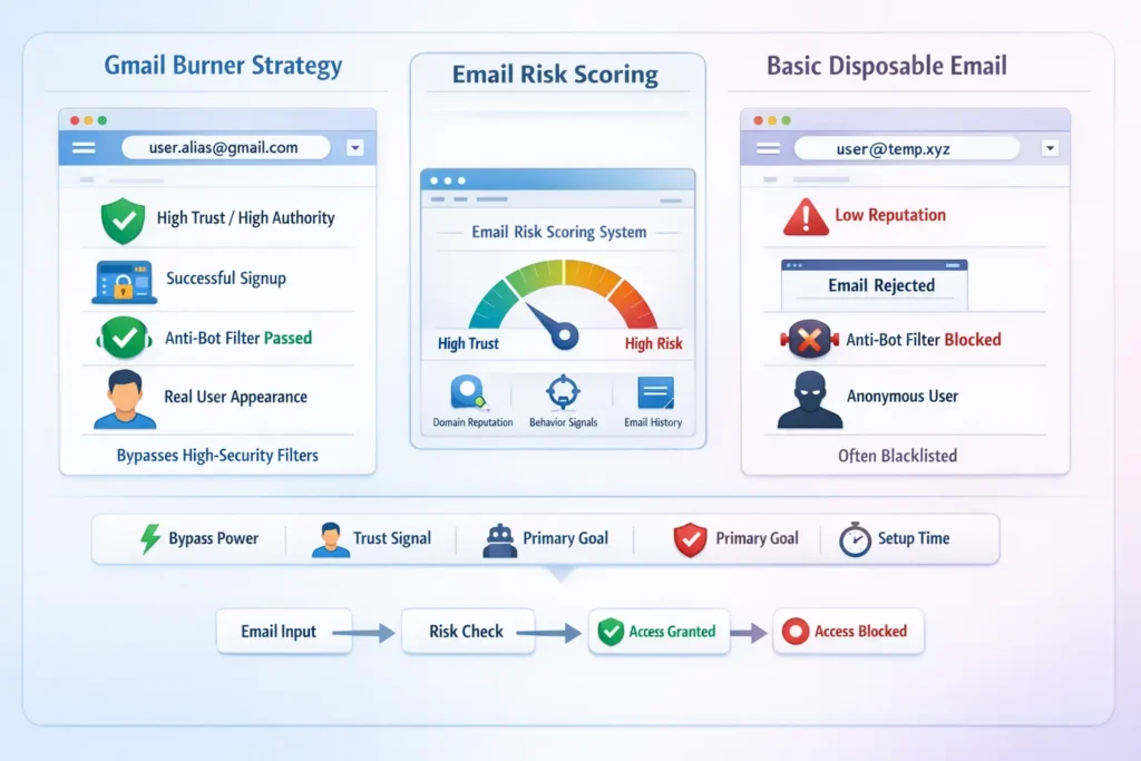 Gmail Burner vs. Disposable Email