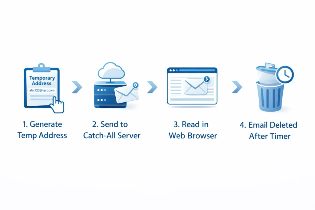 how disposable mail works