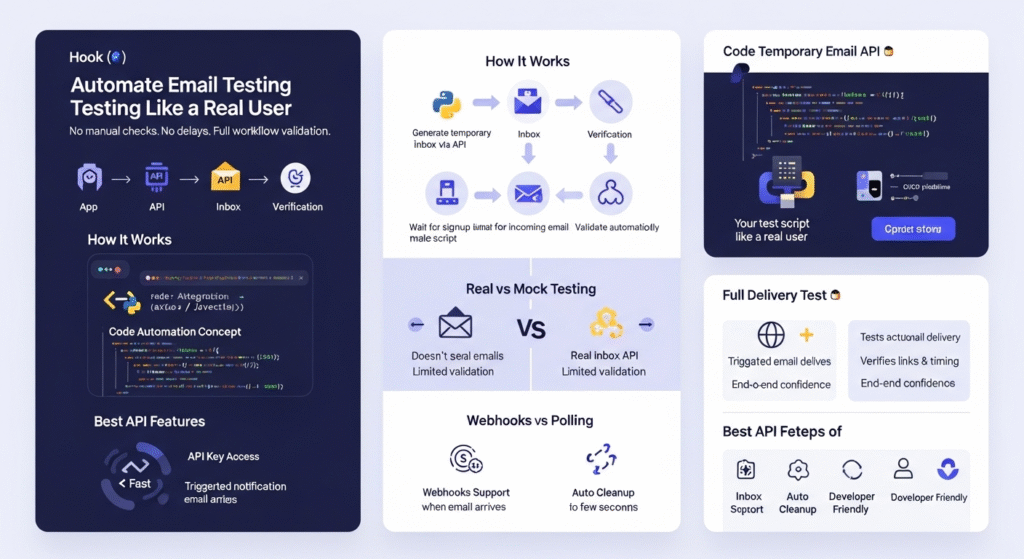 temporary email for automated testing