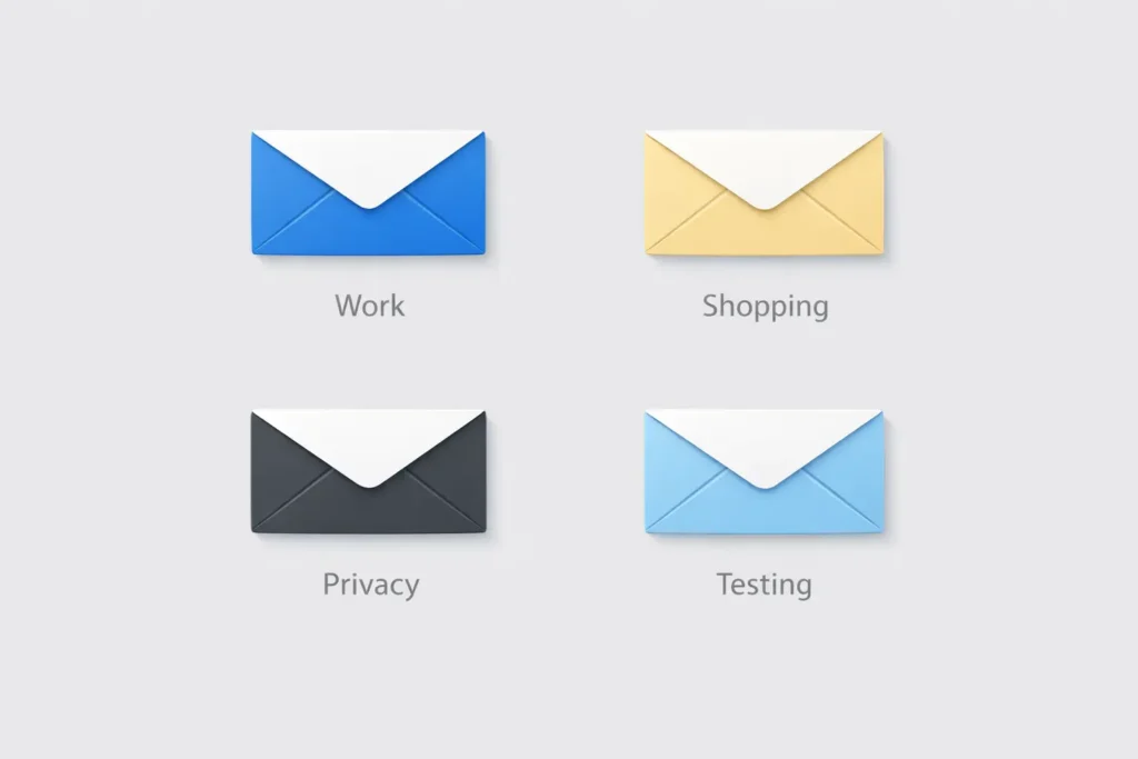 Organized envelopes for various tasks