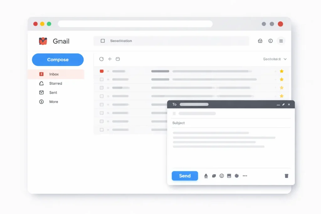Send an Email Using Gmail on Desktop