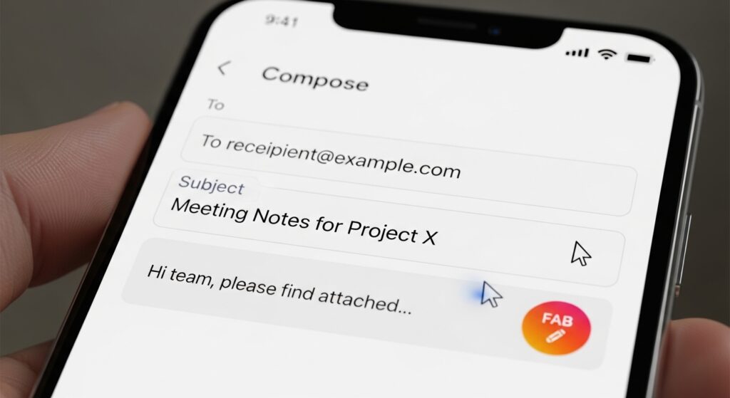 Send an Email Using Gmail on Mobile