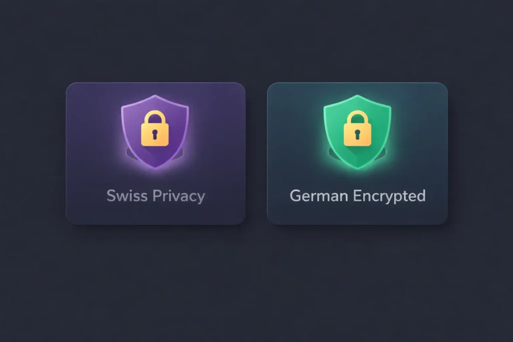 Swiss privacy and German encryption