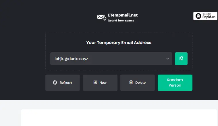 ETempMail net