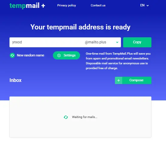 what is tempmail+, temp mail plus