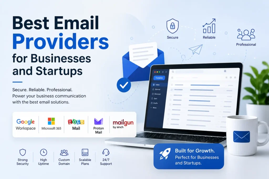 Best Email Providers for Businesses and Startups