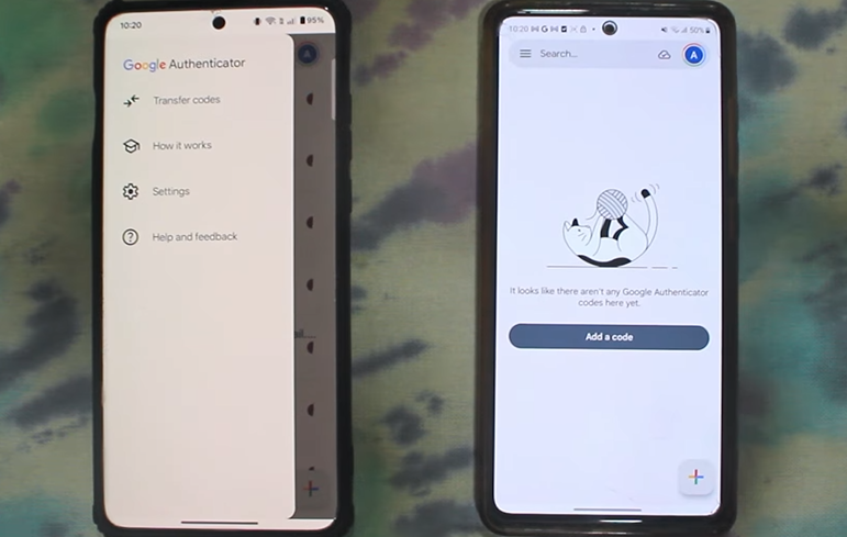 Transfer Google Authenticator