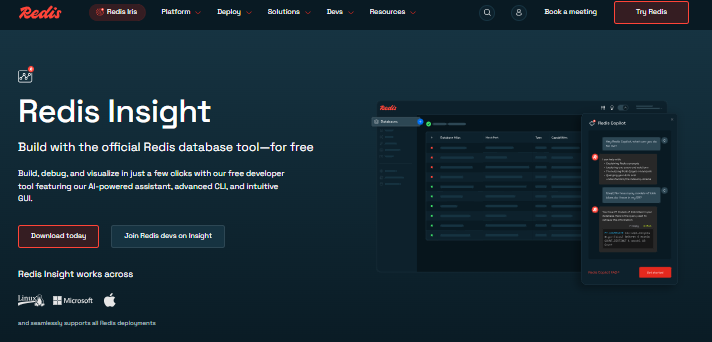 RedisInsight GUI tools