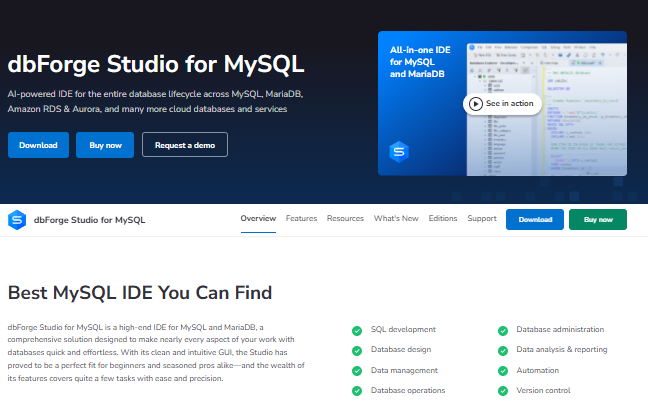 DbForge Studio