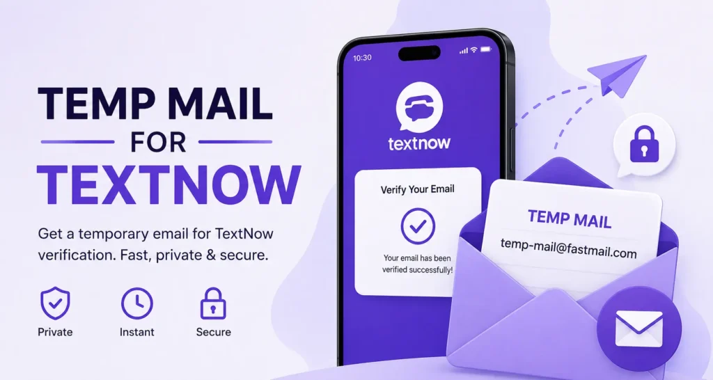 Temp Mail for TextNow