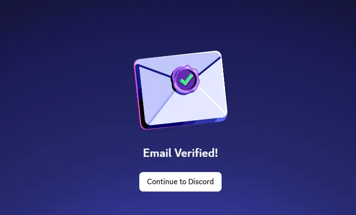 Email verified