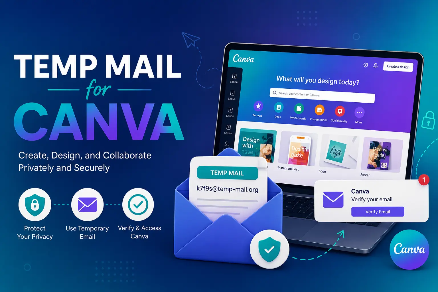 Temp Mail for Canva