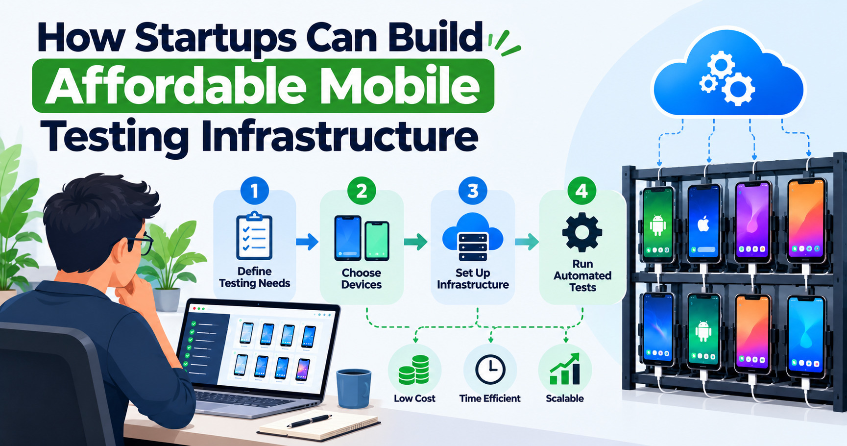 How Startups Can Build Affordable Mobile Testing Infrastructure